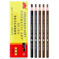 10pcs Brand Hengsi Pull Peel Eyebrow Pencil Brown Black Waterproof Eyebrow Enhancement Wholesale Cosmetics Long Lasting Beginner