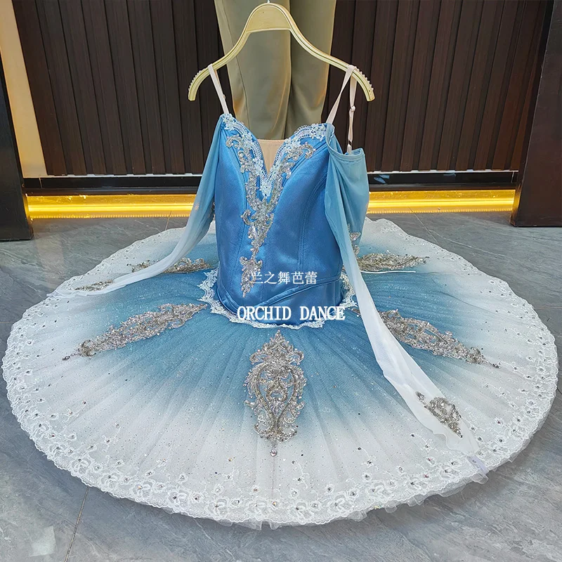 BT2507054 taille personnalisée professionnelle couleur personnalisée enfants filles femmes adultes bleu Ballet Tutu Costumes