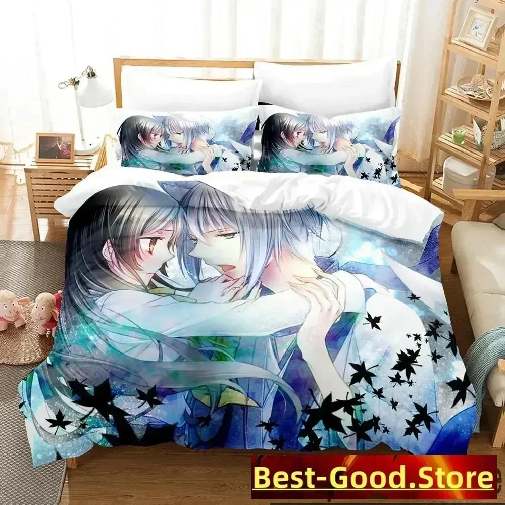 

3D Print Kamisama Kiss Tomoe Anime Bedding Set Duvet Cover Sheet Printed Pillowcase Bed Full Queen King Size Comforter Bedroom