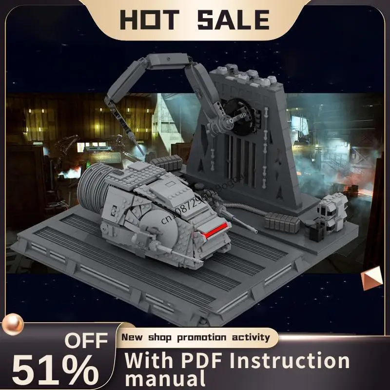 

Новинка, 2061 шт., знаменитый звездный боевой фильм Moc Battlefront на заводской модели, пазлы на заказ, креативные идеи «сделай сам», детские игрушки, подарки на день рождения