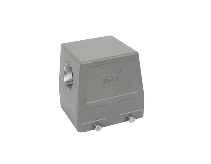 HDXBSCN  HDC HE-032 Han B 32 cores 16A SIDE ENTER TWO LOCK PROTECTIVE SHELL Heavy Duty Connector
