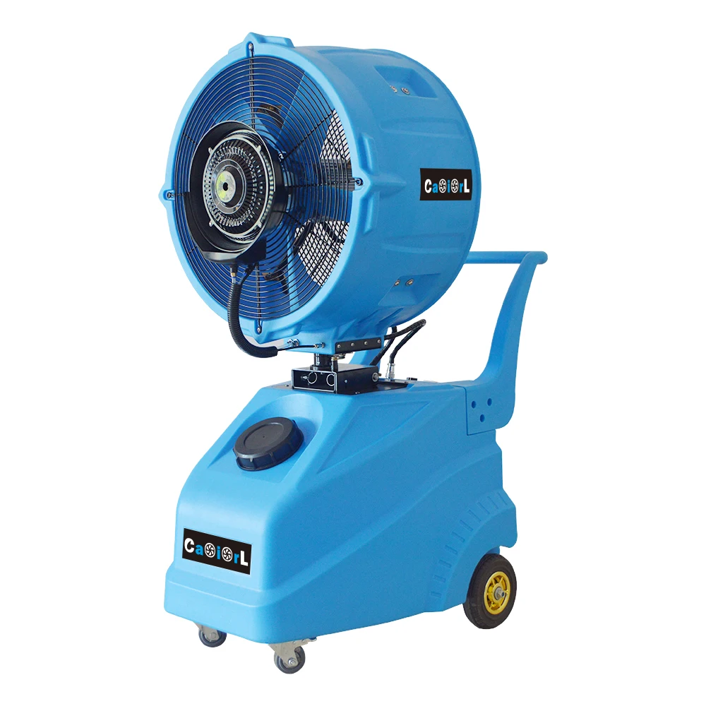 Outdoor Industrial Water Wind Cool Misting  Fans Portable Evaporative Cooler Spray Fan with Water for Party,wedding