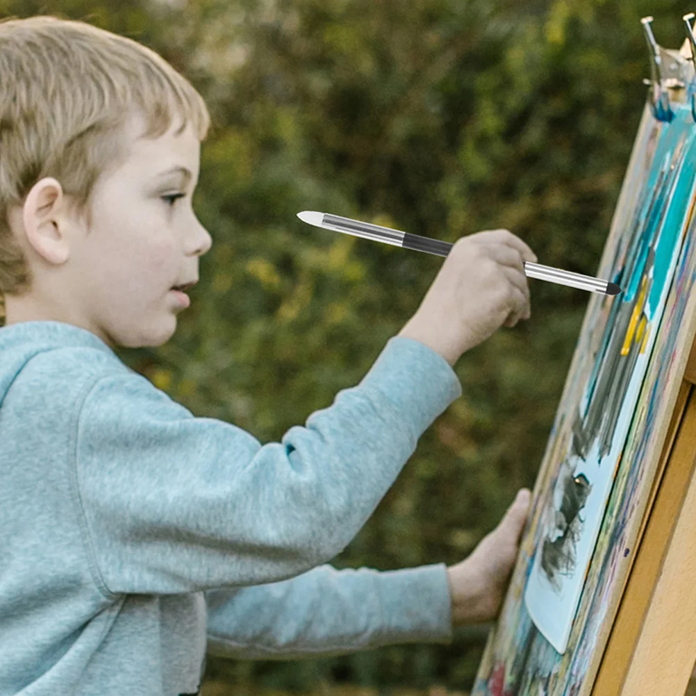 

2pcs Sketch Wipe Pen Plastic Sponge Felt Material Durable Blending Erasing Tool For Detailed Designs Art Blender Stump Set