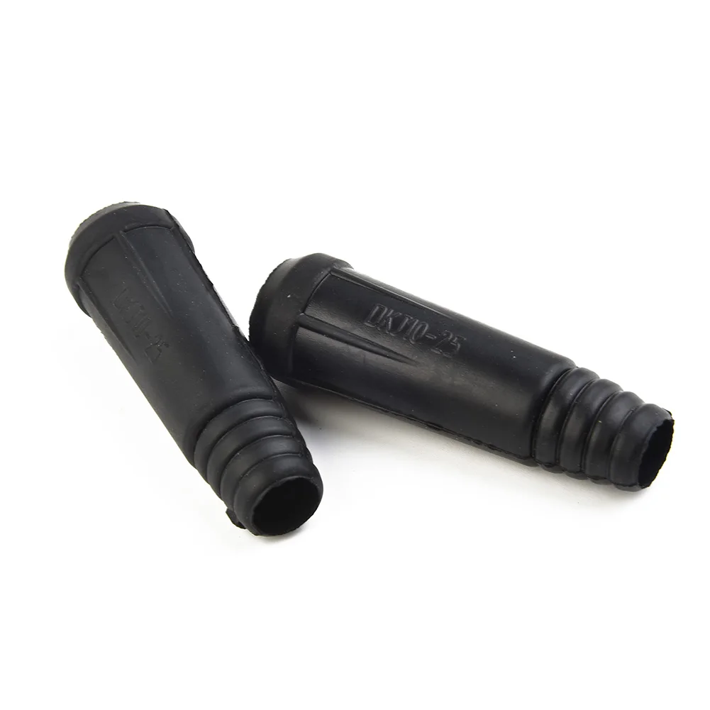 

Black Welding Cable connector DKJ10-25 Joint Adaptor Machine Pair Panel Plasma Quick fitting Solder 2pcs Useful