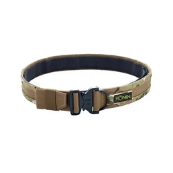 New 1.5 Inch Double Layer Belt Tactical Molle Belt CS Outdoor Hunting Belt