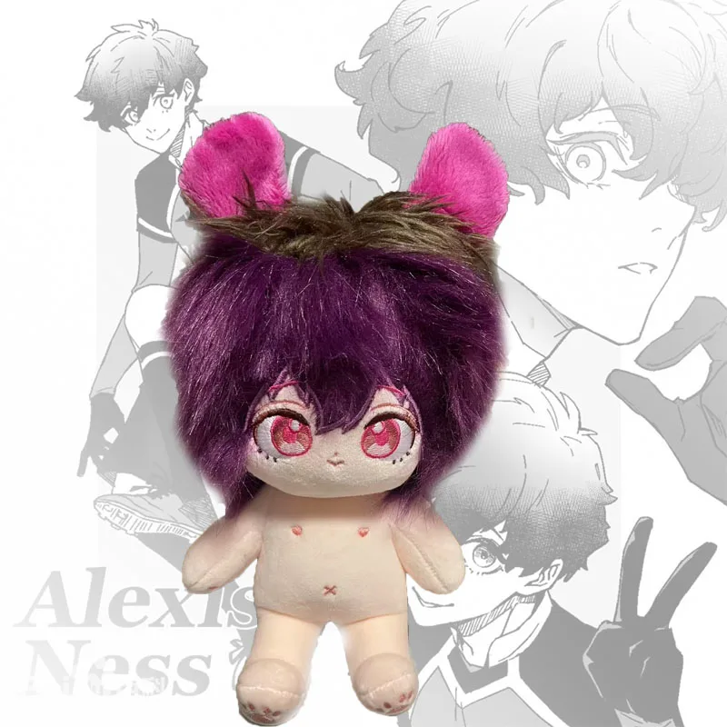 Stuffed 20cm Anime Blue Lock Alexis Ness Cosplay Plush Doll Cartoon Toys for Kids Gifts Birthday Present Ornament Dress Up Dolls