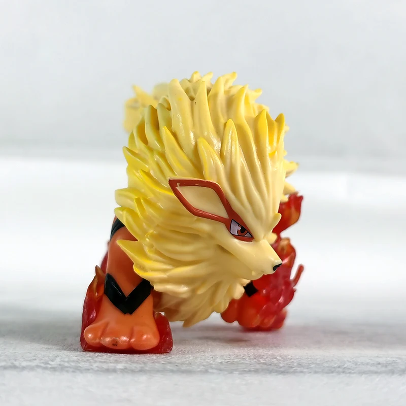 1:20 Schaal Pokemon Anime Figuren 9 cm Arcanine Action Figure Pvc Standbeeld Collectie Decoratie Kinderen Speelgoed Gift