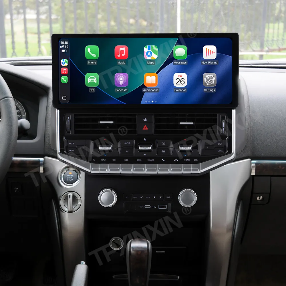15.9‘’ For Toyota Land Cruiser LC200 2007~2015 Upgrade LC300 Android Auto Carplay GPS Navigation Radio Stereo Receiver Head Unit