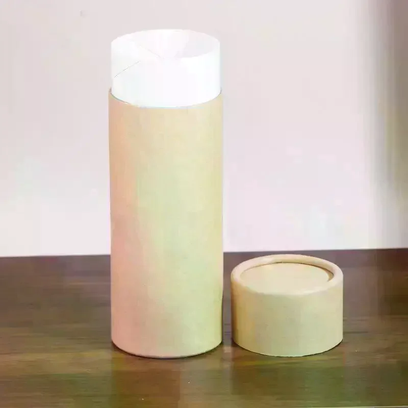 

1/3/5/10 шт. картонные тубусы из крафт-бумаги, круглые контейнеры из крафт-бумаги для карандашей, чая, кофе, косметики, поделок, подарков