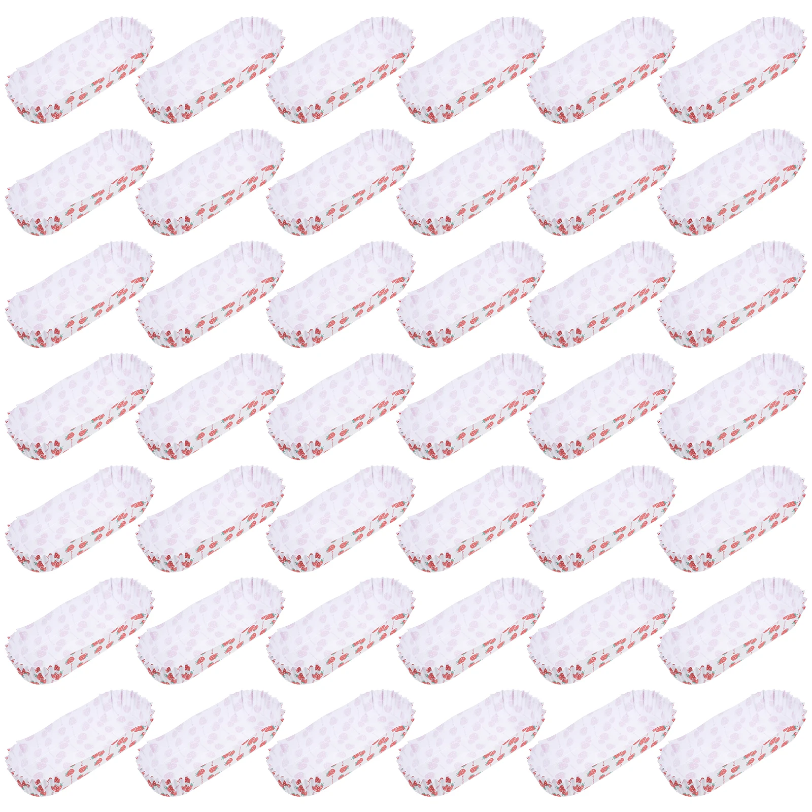 

100pcs Boat Shaped Paper Tray Disposable Food Boat Hot Dog Holder Fry Boats Suitable Size Party No Mold Simple Convenient One