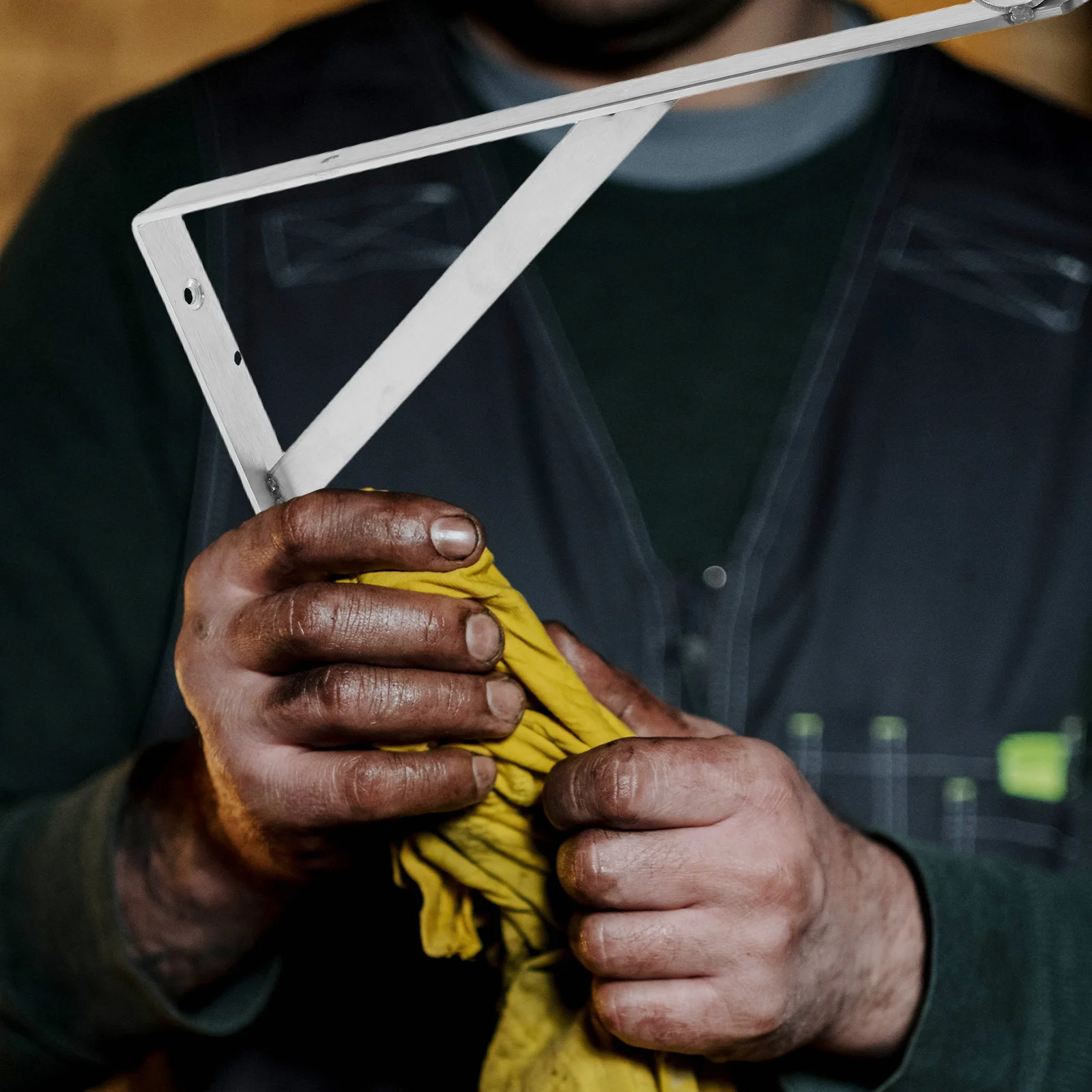 الفولاذ المقاوم للصدأ خزانة قضيب قوس الثقيلة الحائط شماعات الملابس دعم الثلاثي الرف السكك الحديدية للحمام