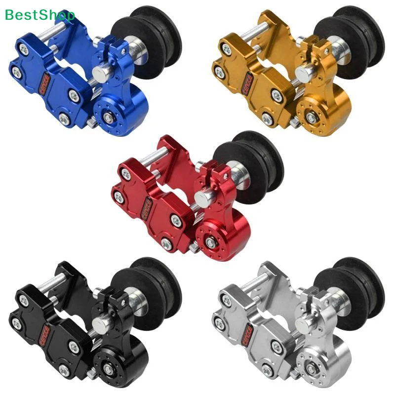 Motorcycle Universal Adjustment Accessories Adjuster Wheel Chain Tensioner Roller Tightener For Motorbike Motocross Chopper ATV