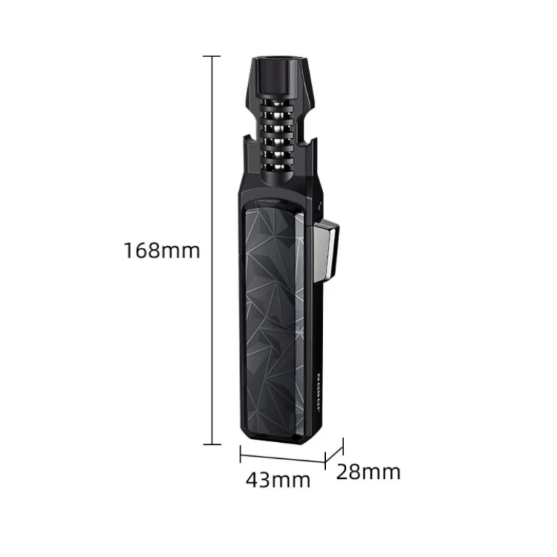 JOBON Windproof High Temperature Large Flame Spray Gun Lighter Metal Direct Spray Flame Outdoor Bottle Opener Lighter - Image 6