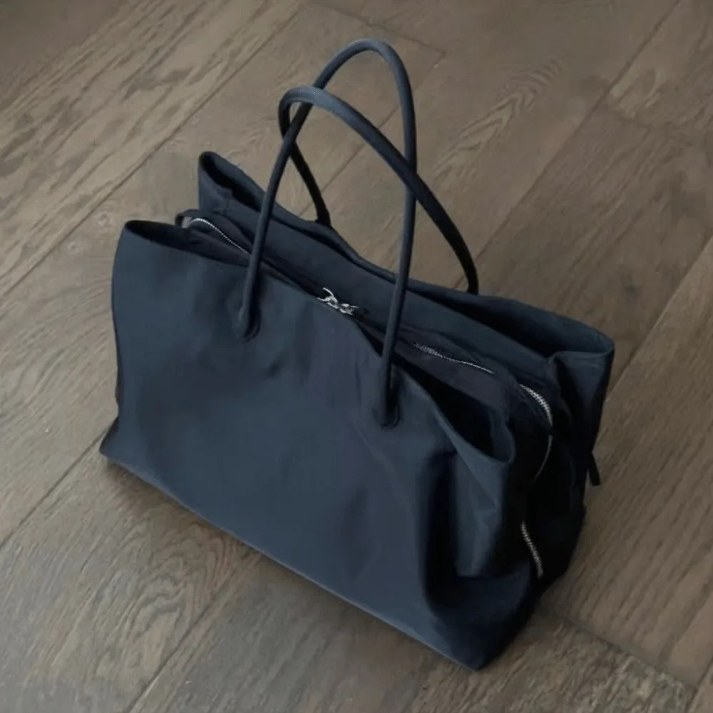 Lightweight Nylon Travel Tote Bag New Design Blocked Light Large Capacity Bag Spring Summer Multiple Compartments