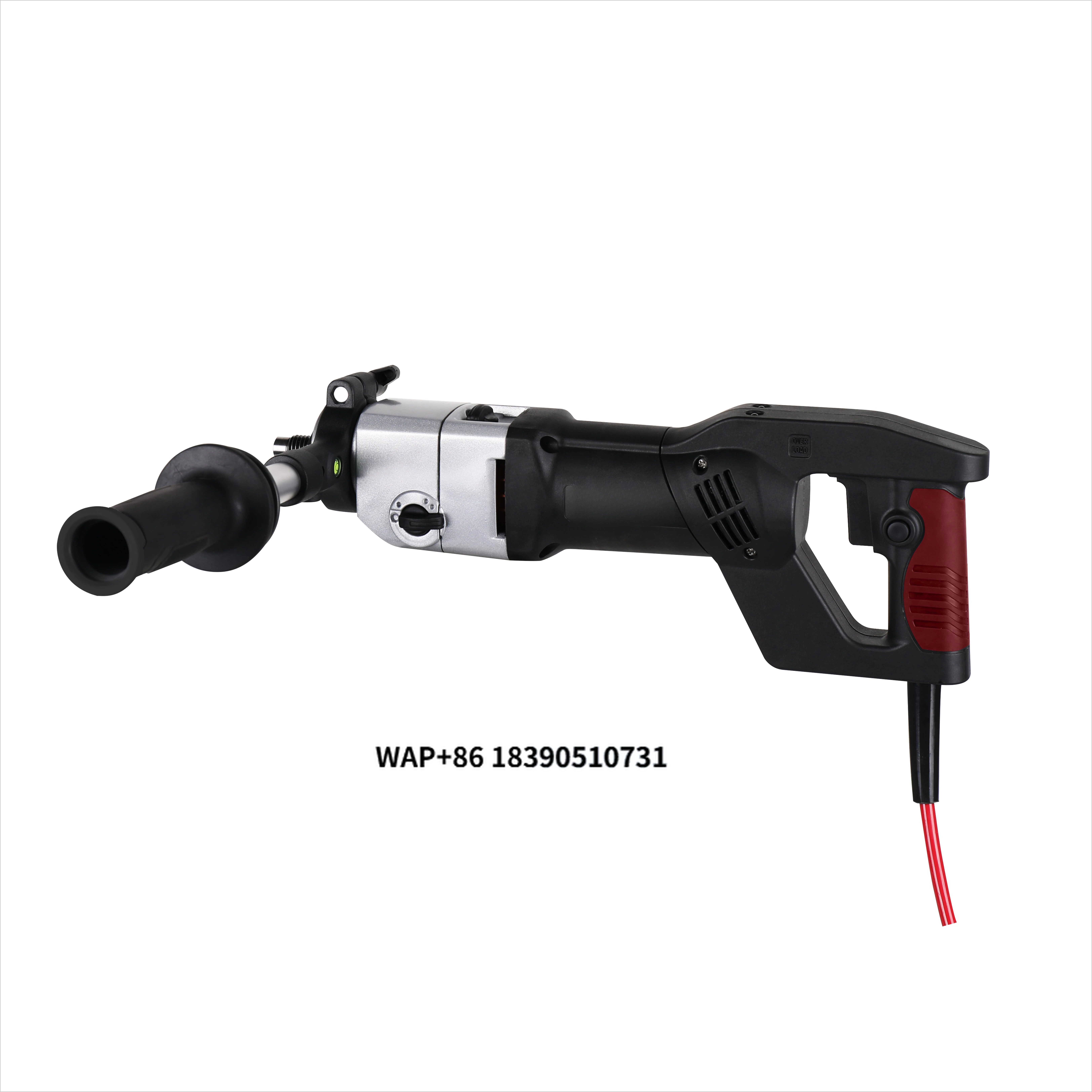 DB-132 Vacuum Dry Handheld Core Drilling Machine Variable Speed for Brick and Block Wall Dry Hole Cutting Without Carbon Brush