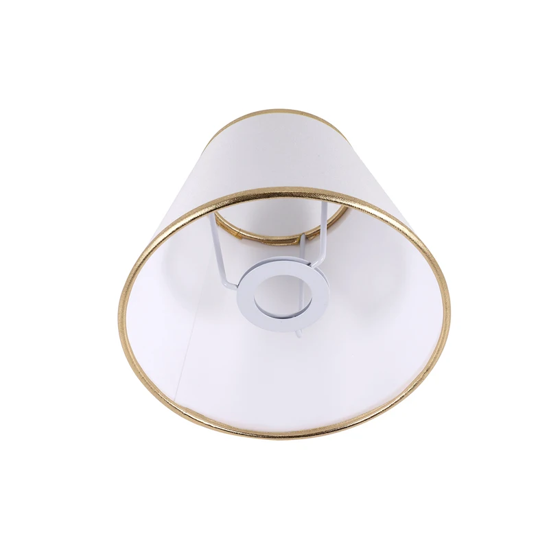 

ABXH Drum Lamp Shade Dustproof Barrel Shape Cloth Lampshade Table Floor Chandelier Light Replacement For Home Office White