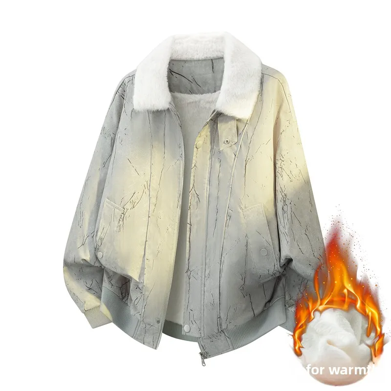 

Winter Outdoor Cycling Sports with Thick Windproof and Warm Cotton Clothing Fashionable Warm Men's Comfortable Jacket in Winter