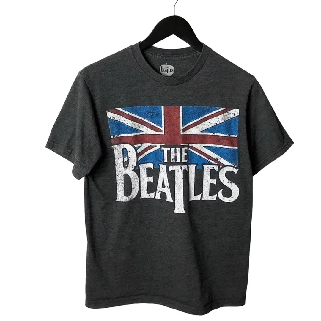 

2025 New The Beatles vintage rock American retro punk hip-hop oversize Men's and Women's T-shirt Tee for Unisex T-shirt Tee