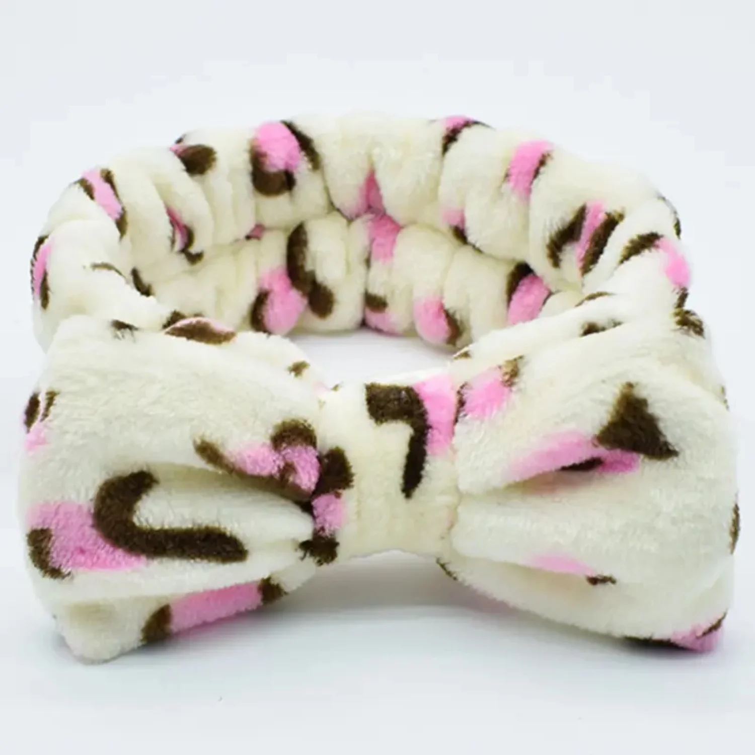 Leopard Print Hair Band for Washing Face - Facial Hair Band for Skincare & Makeup Removal