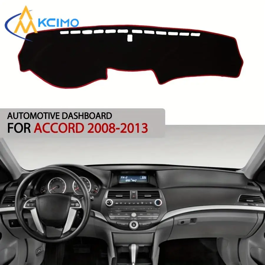 

Sunshade Dashboard Cover for Honda Accord 2008-2013 - Anti-Slip Dash Mat Protector, Prevents Cracking and Fading, Reduces Glare