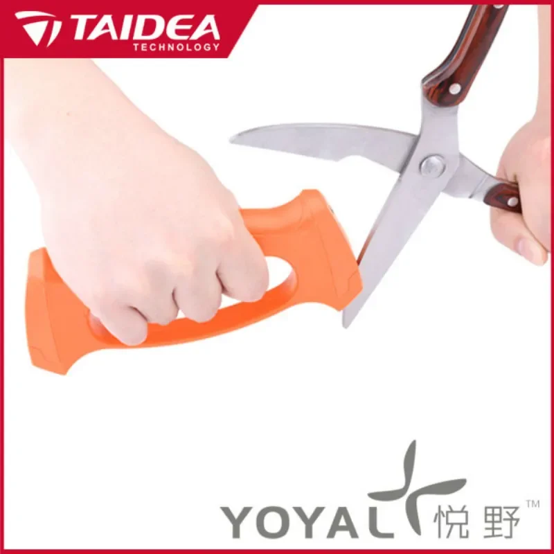 Knife Manual Sharpener Scissors Grinder Secure for Professional Garden Outdoor Pocket Knives Equipment