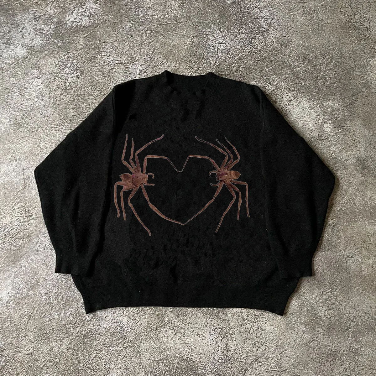 سترة نسائية تريكو ملابس بلوفر لاعبا عتيق y2k جاكار متماسكة كم طويل ملابس نسائية غير رسمية خريف شتاء EMO #1