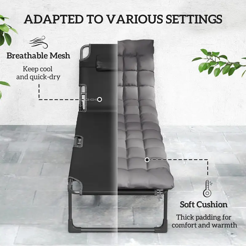 chaise longue da esterno con seduta larga
