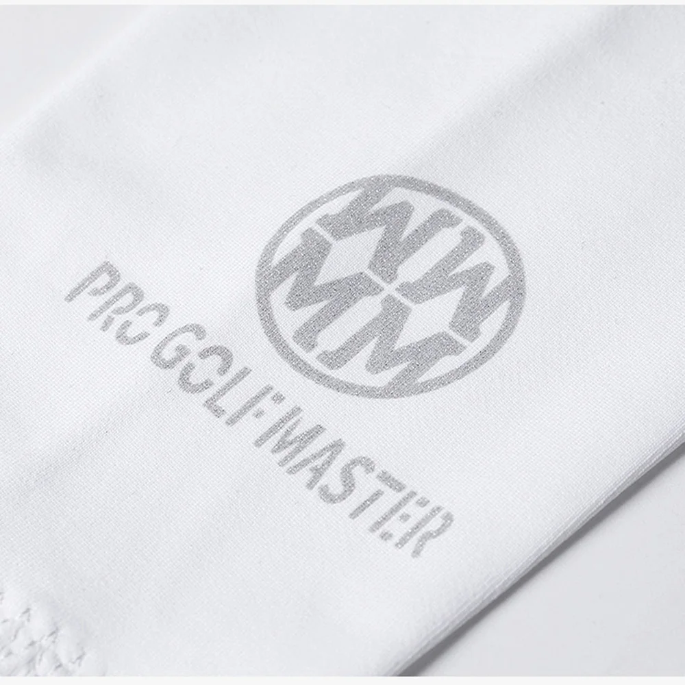 PGM Damen Golf-Sonnenschutz-Armstulpen Weiß UPF50+ Kühlende Eisseide, hohe Elastizität & atmungsaktiv – Detail 8