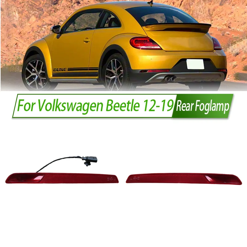 

Для Volkswagen Beetle 12-19 задний бампер противотуманные фары отражатель стоп-сигнал задний противотуманный фонарь противотуманная фара стоп-сигнал сигнальная лампа