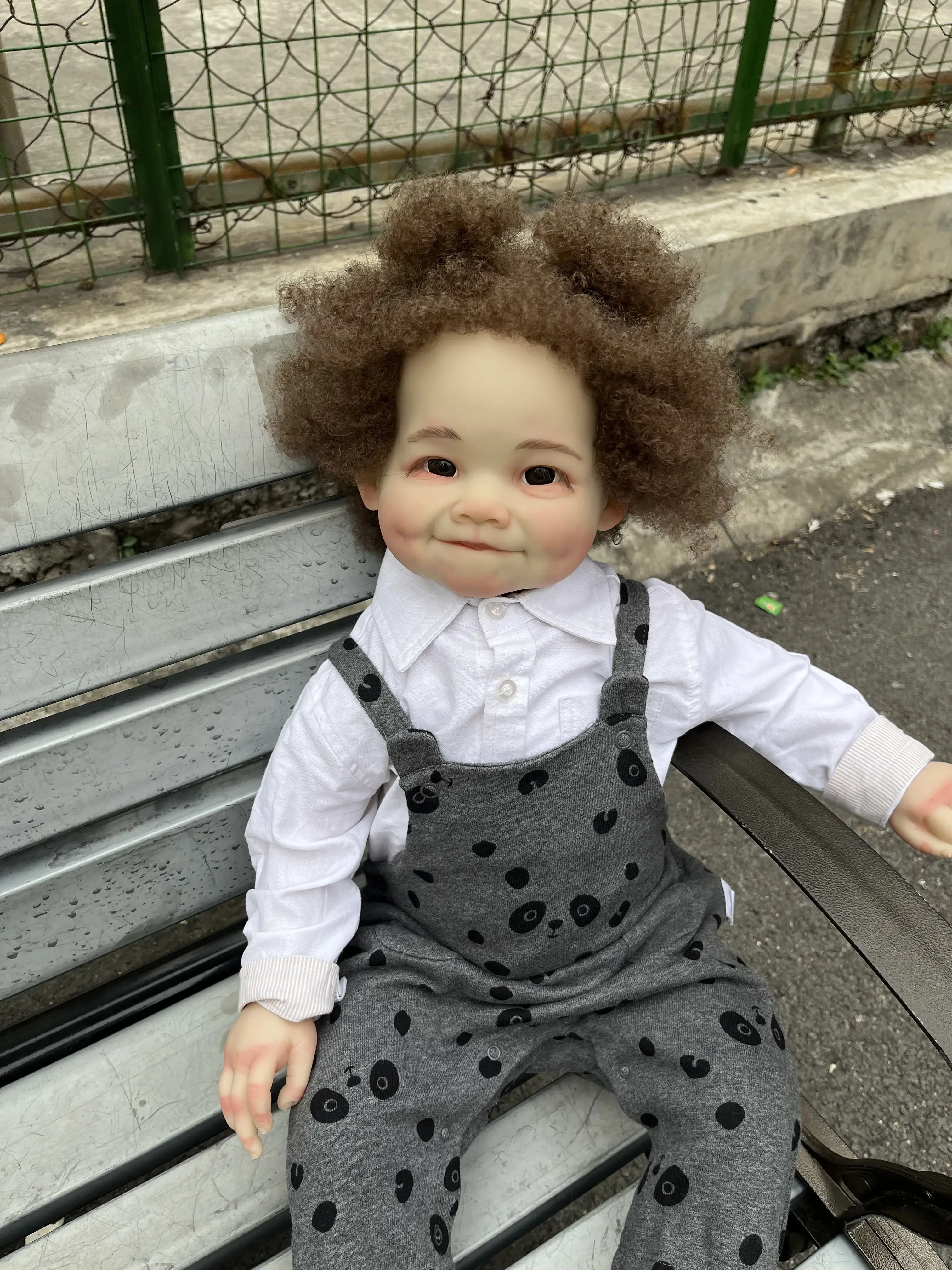 SINO-BB Personalizowana, limitowana edycja lalki Reborn Raya, 28 cali, z ręcznie wplątowanymi włosami, gotowa lalka, prezent na Boże Narodzenie