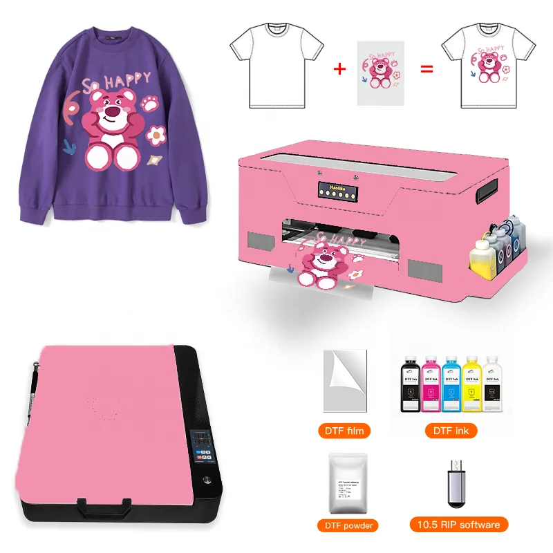 DTF XP600 13Inch T-Shirt Printer A3 DTF Heat Transfers for Small Business New Condition Fabric DTF Printer for Beginners