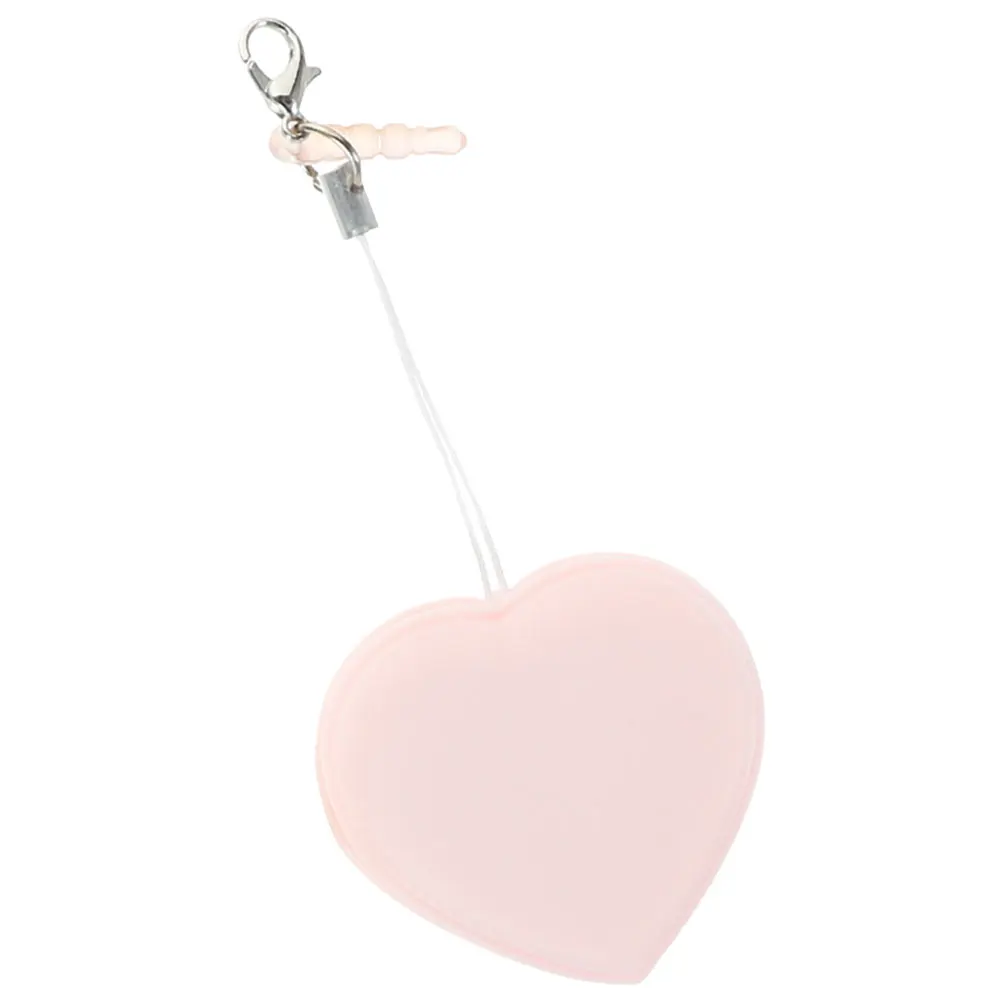 

Heart Shaped Macaron Phone Screen Wipes Eyeglasses Lens Cleaner Pink Cartoon Hanging Decor Practical Durable Portable Small Size
