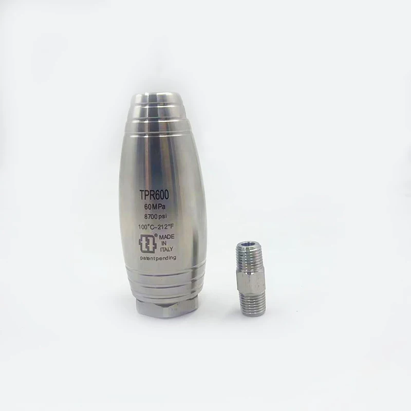 

600bar/8700psi Ultra-High Pressure Rotating Nozzle Stainless Steel Turbo Nozzle Lotus Nozzle For High Pressure Washer Machine