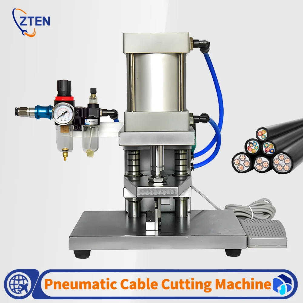160 Square Cable Wire Cutting Machine Large Square Pneumatic Electronic Coaxial Wire Cable Efficient Cutting Machine Equipment