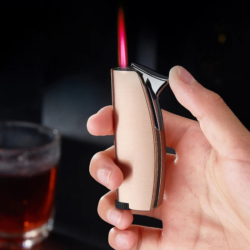 

The Latest Creative Arc Lighter Windproof Direct Gas Red Flame Men's Personalized Gift Smoking Accessories Cigarette Lighter