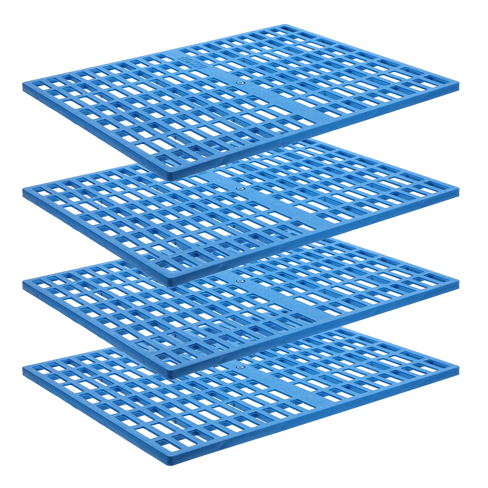 

4Pcs Small Animal Floor Mat Plastic Bunny Cage Mat for Rabbit Hamster Pets Soft Comfortable Urine Resistant Wear-Resistant Foot