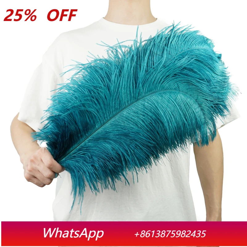 

5Pcs/Lot Ostrich Feathers 30-50cm Colorful Plume for Handicrafts DIY Vases Decoration Table Centerpieces Carnival Accessories
