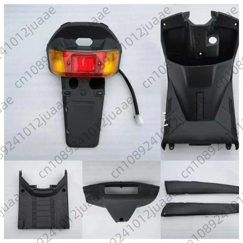 Suitable for Yamaha JOG50 2nd Generation Insha Shell Inner Antique PP Black Parts Rear Light Assembly/Tool Box/Side Strip