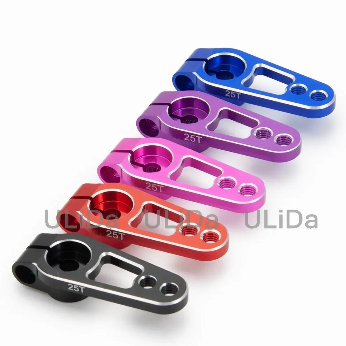 Aluminum Alloy 25T Servo Horn Arms Spline M3 Clamp Steering for Futaba Savox Power HD Motor RC Car Aircraft Boat Helicopter