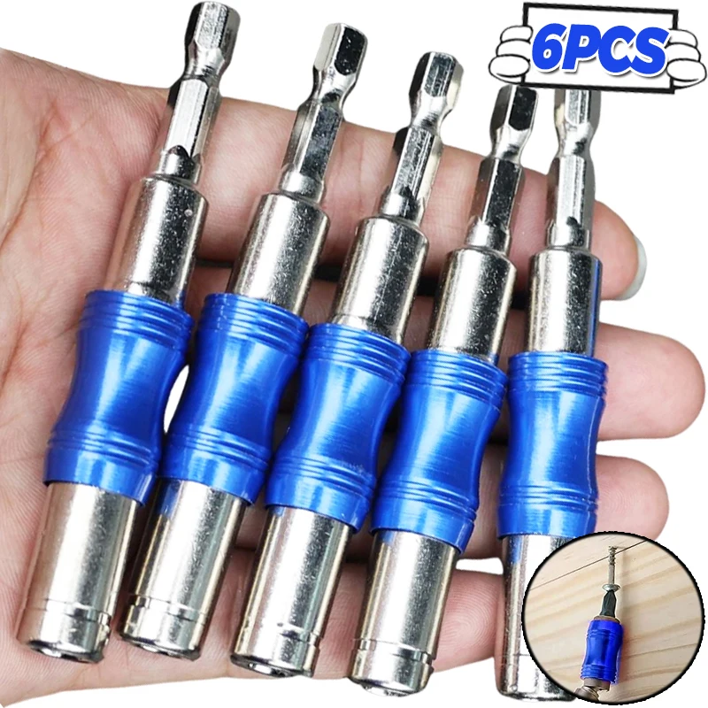 

Магнитный поворотный держатель для бит, удлинитель для сверл, шестигранный быстросъемный универсальный удлинитель для электродрели/шуруповерта