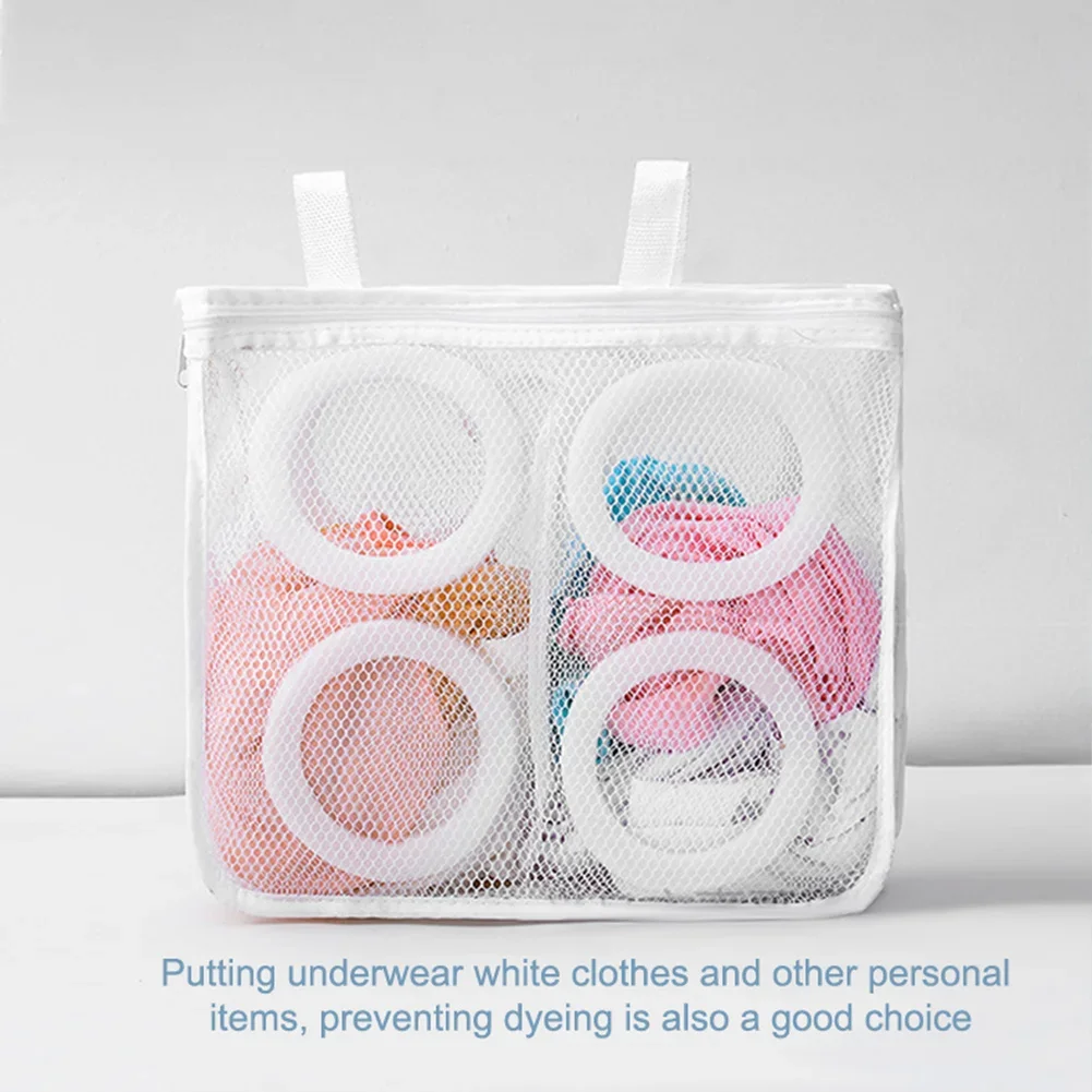 Portable Mesh Laundry Bag Washing Machine Shoes Bag Travel Storage Bags Anti-deformation Protective Clothes Organizer Net Bag