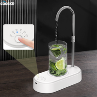 Electric Water Gallon Pump Automatic Water Bottle Dispenser Table Small Electric Drinking Pump Drainage Machine Rechargeable