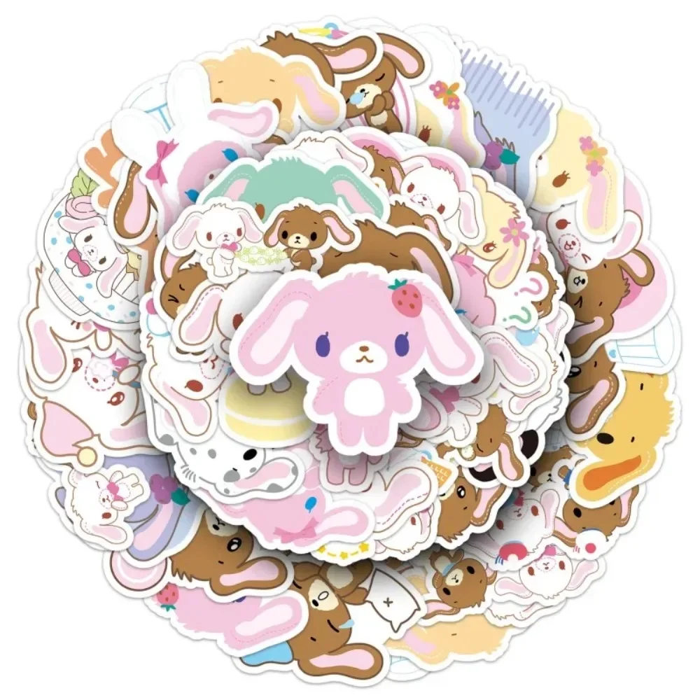 100/200PCS Cartoon Cute Rabbit Graffiti Decorative Sticker Decorate Desktop Skateboard Bicycles Motorcycle Helmets DIY Hand Book view 3