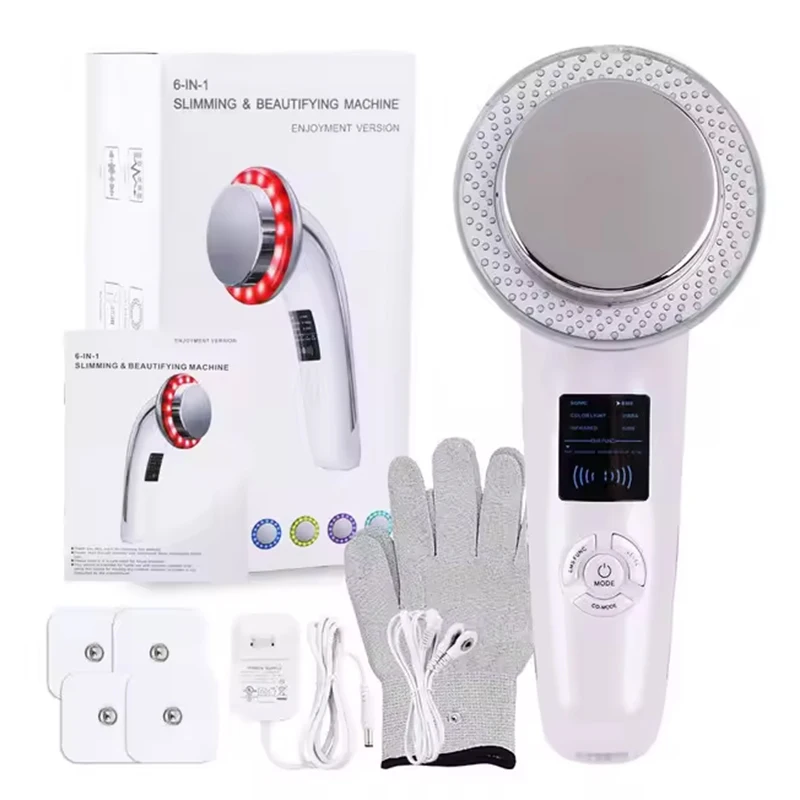 

6 in 1 Ultrasound Cavitation EMS Body Slimming Massager Lipo Fat Burner Machine Galvanic Infrared Ultrasonic Weight Loss Machine