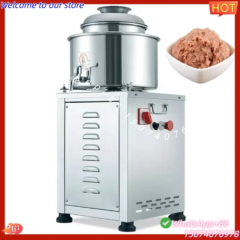 2026 Commercial China Automatic Electric Fish Meatball Meat Ball Beater Beating Processing Maker Seafood Meat Paste Beater