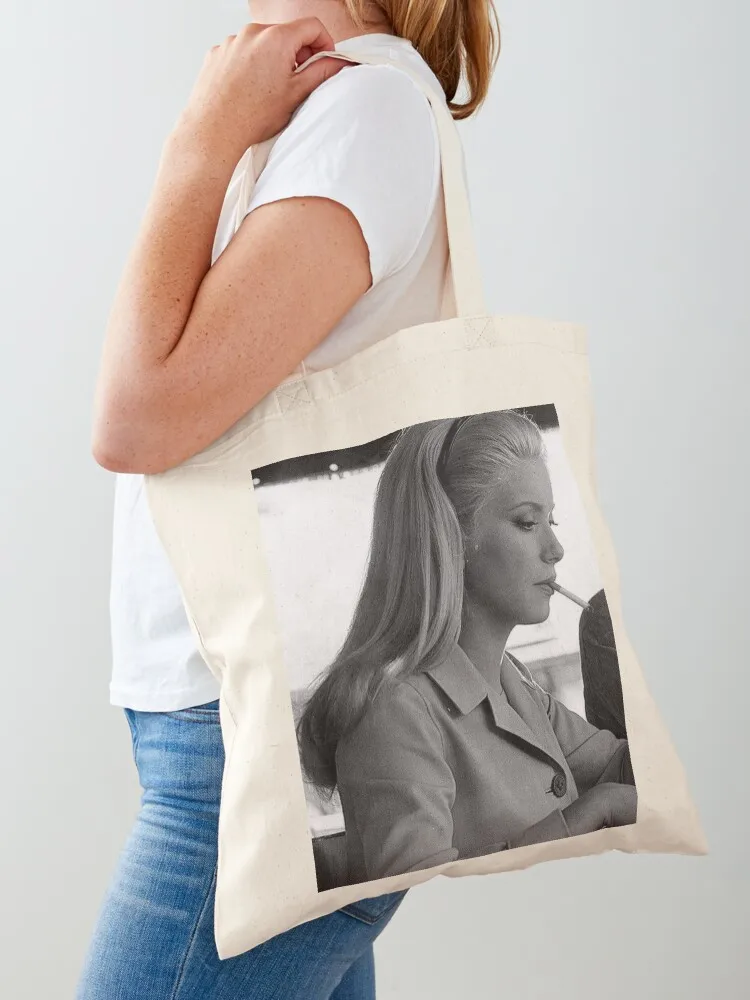 

Catherine Deneuve Tote Bag bag for beach Shopper tote bag men tote bags aesthetic