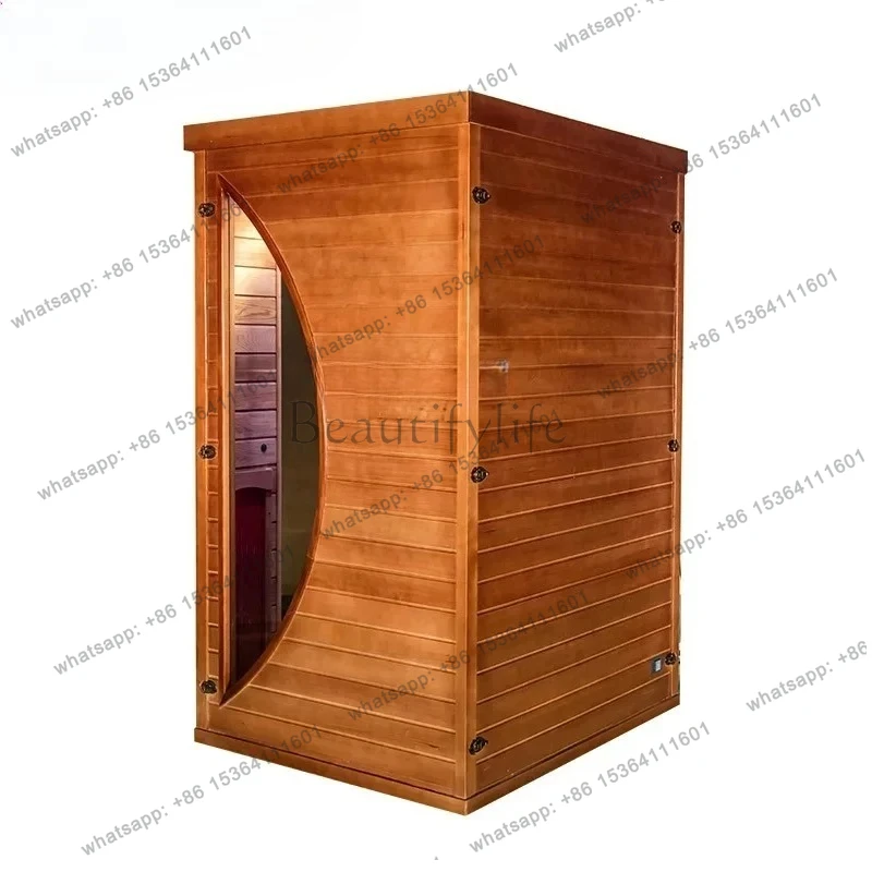 Customization Steam room Household and commercial wood sauna, sauna box Single double sweat sauna
