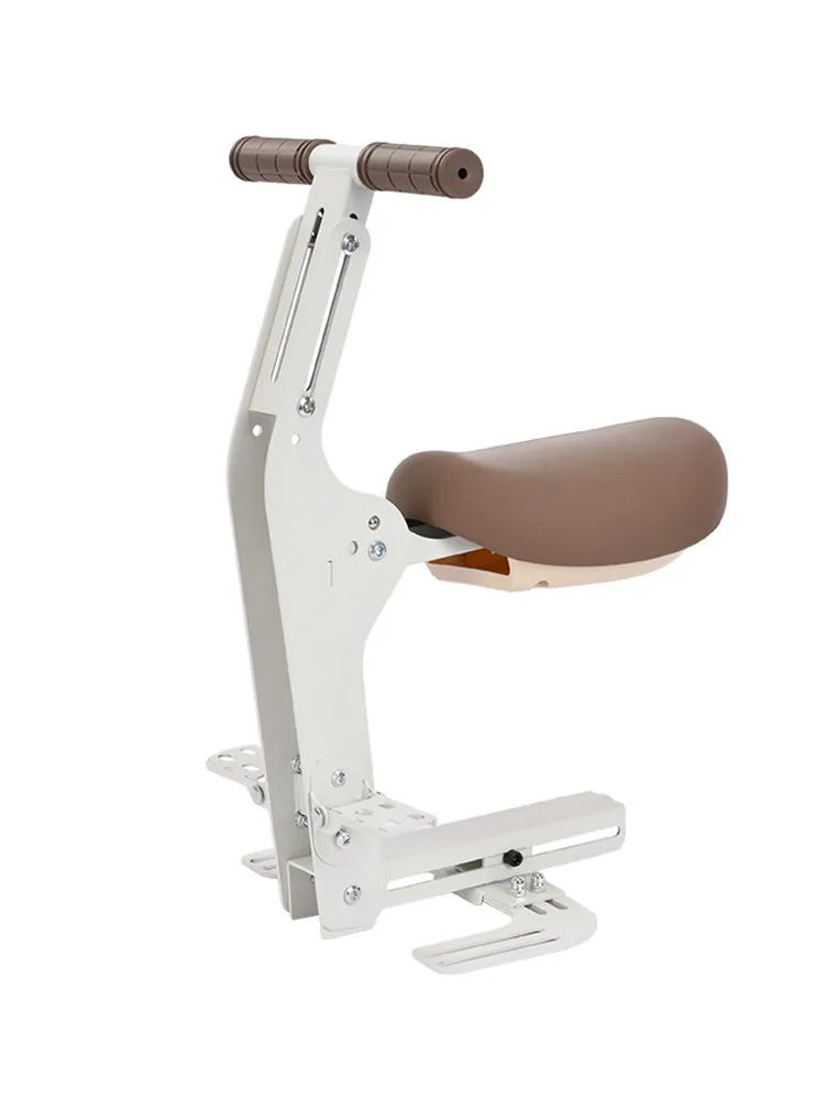 Electric vehicle child seat foldable battery car front baby seat pedal motorcycle universal seat