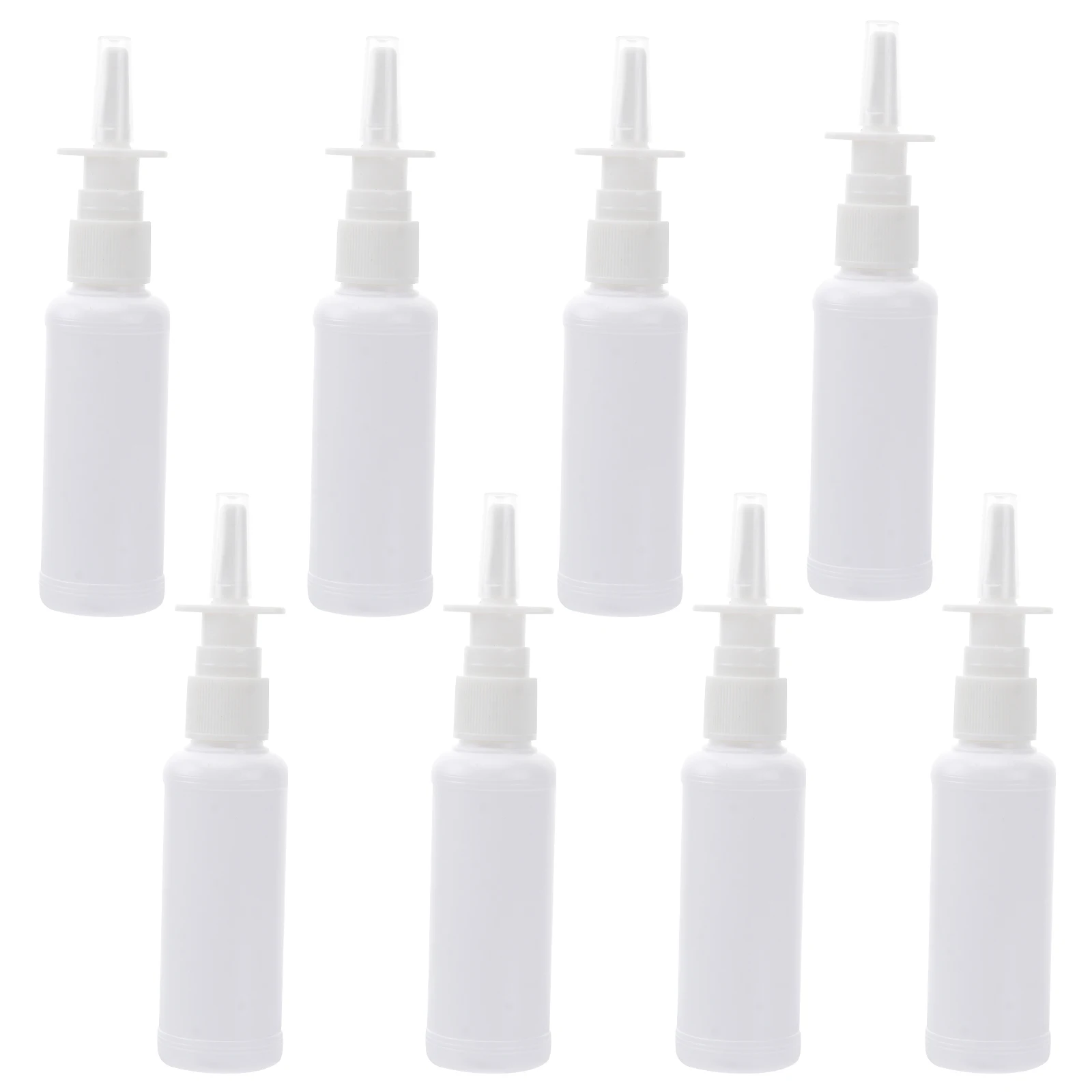 

20 Pcs Spray Bottle Travel Empty Bottles Square Portable White Refillable for Cleaning Pump