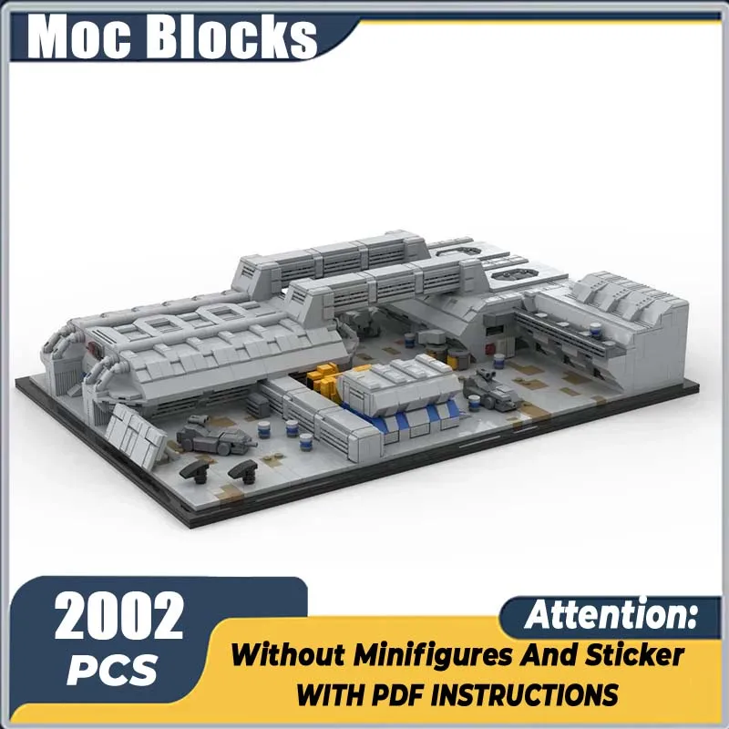 

Строительные блоки MOC UCS, серия космических фильмов, сцена, диорама «сделай сам», сборные кирпичи, креативные игрушки, коллекция, демонстрационные подарки